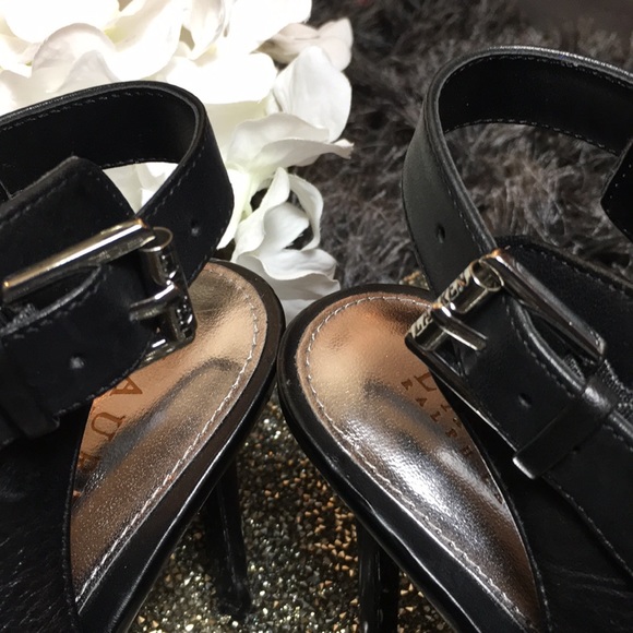 Lauren Ralph Lauren Black Leather Booties - Picture 7 of 8